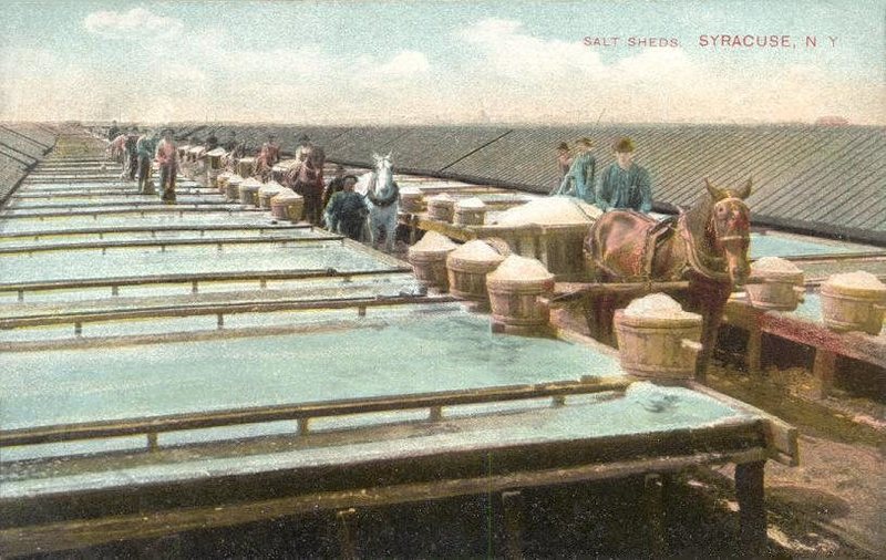 The once-famed salt sheds of Syracuse.