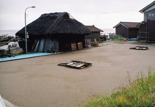揚げ浜式塩田の全景